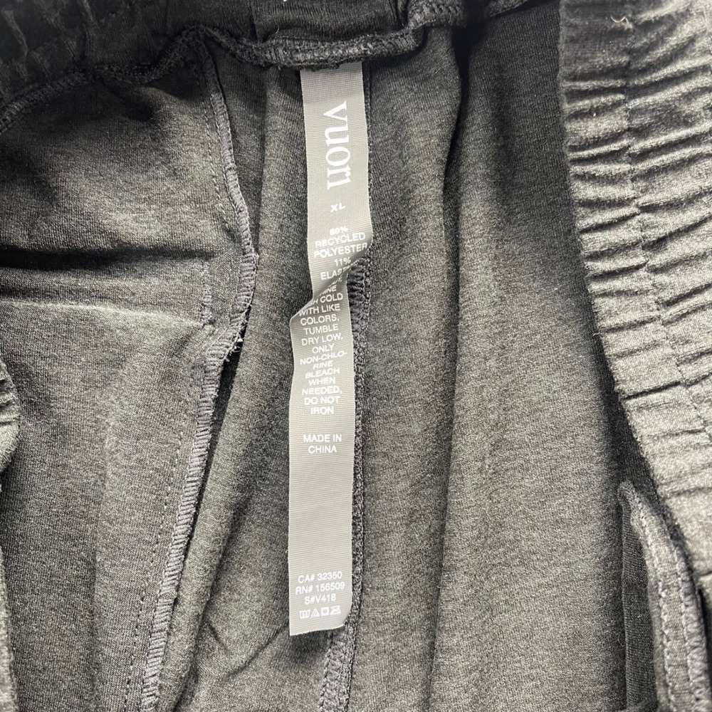 Vuori Ponto Performance Pants Mens XL Black Heather DreamKnit Joggers V418 - Picture 4 of 5